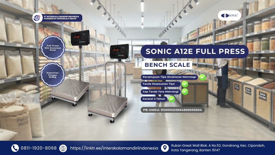 Saat operasional UMKM dan industri semakin padat, Timbangan Digital Full Press hadir sebagai pilihan yang tepat!